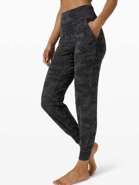 Lululemon Align Jogger 28" Inseam. Incognito Camo Multi Grey. Nulu. Cuff. 10 US.